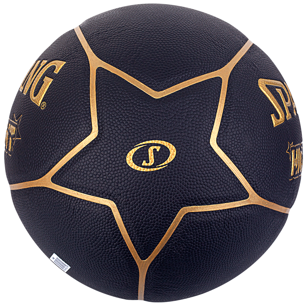 Balón de basketball Spalding Highlight Series Black Gold N° 7