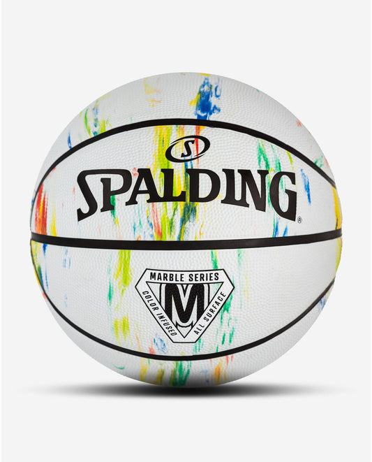 Balón de basketball Spalding Marble Series Rainbow